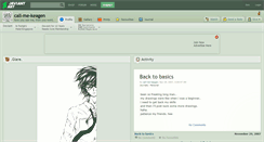 Desktop Screenshot of call-me-keagen.deviantart.com