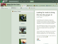 Tablet Screenshot of betta-fish-fan-club.deviantart.com