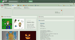 Desktop Screenshot of noirette.deviantart.com