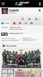 Mobile Screenshot of code06.deviantart.com