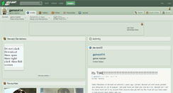 Desktop Screenshot of games414.deviantart.com