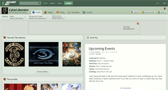 Desktop Screenshot of cyberliberator.deviantart.com