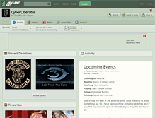 Tablet Screenshot of cyberliberator.deviantart.com