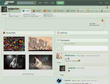 Tablet Screenshot of epigonion.deviantart.com