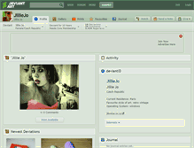 Tablet Screenshot of jilliejo.deviantart.com