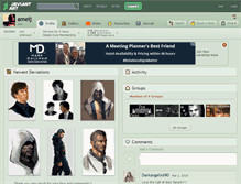 Tablet Screenshot of ameij.deviantart.com