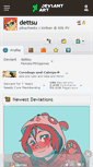 Mobile Screenshot of dettsu.deviantart.com