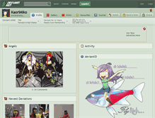 Tablet Screenshot of kaorimiko.deviantart.com