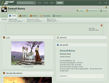 Tablet Screenshot of duracell-bunny.deviantart.com
