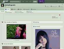 Tablet Screenshot of mishtaringwaltz.deviantart.com