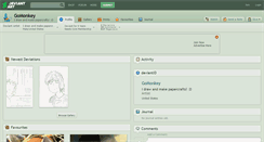 Desktop Screenshot of gomonkey.deviantart.com