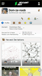 Mobile Screenshot of dom-ze-noob.deviantart.com