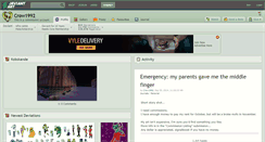 Desktop Screenshot of crow1992.deviantart.com