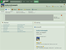 Tablet Screenshot of kookyvonkoopaplz.deviantart.com