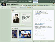 Tablet Screenshot of doctorwho-gallifrey.deviantart.com