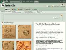 Tablet Screenshot of coralineuchiha.deviantart.com