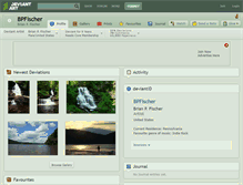 Tablet Screenshot of bpfischer.deviantart.com