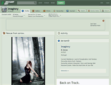 Tablet Screenshot of imaginny.deviantart.com