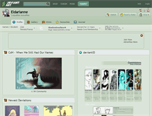 Tablet Screenshot of eldarianne.deviantart.com