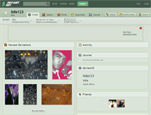 Tablet Screenshot of lidia123.deviantart.com