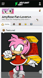 Mobile Screenshot of amyrose-fan-lovers.deviantart.com