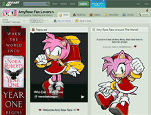 Tablet Screenshot of amyrose-fan-lovers.deviantart.com