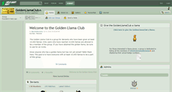 Desktop Screenshot of goldenllamaclub.deviantart.com