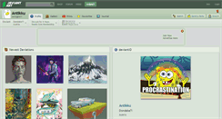 Desktop Screenshot of antikku.deviantart.com