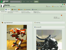 Tablet Screenshot of dawley.deviantart.com