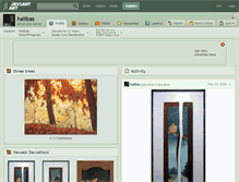 Tablet Screenshot of halibas.deviantart.com