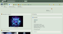 Desktop Screenshot of capeone.deviantart.com