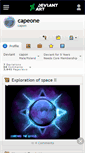 Mobile Screenshot of capeone.deviantart.com