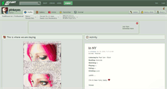 Desktop Screenshot of pinkeyes.deviantart.com