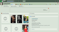 Desktop Screenshot of carolineaquino.deviantart.com