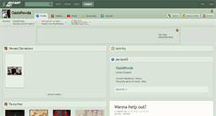 Desktop Screenshot of oasispowda.deviantart.com