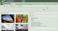 Desktop Screenshot of dementedviking.deviantart.com