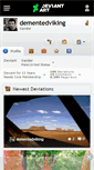 Mobile Screenshot of dementedviking.deviantart.com
