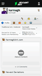 Mobile Screenshot of karmagik.deviantart.com