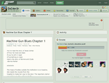 Tablet Screenshot of dxc4ev3r.deviantart.com