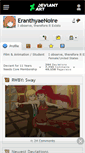 Mobile Screenshot of eranthyaenoire.deviantart.com