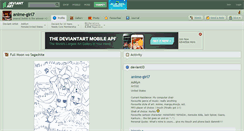 Desktop Screenshot of anime-girl7.deviantart.com