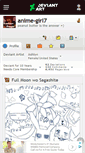 Mobile Screenshot of anime-girl7.deviantart.com