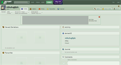 Desktop Screenshot of mikuhug8plz.deviantart.com
