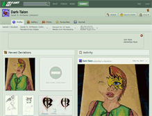 Tablet Screenshot of dark-talon.deviantart.com