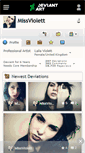 Mobile Screenshot of missviolett.deviantart.com