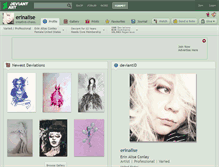 Tablet Screenshot of erinalise.deviantart.com