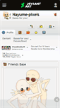 Mobile Screenshot of nayume-pixels.deviantart.com