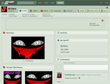 Tablet Screenshot of mrvore.deviantart.com