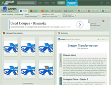Tablet Screenshot of amrein.deviantart.com
