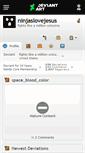 Mobile Screenshot of ninjaslovejesus.deviantart.com